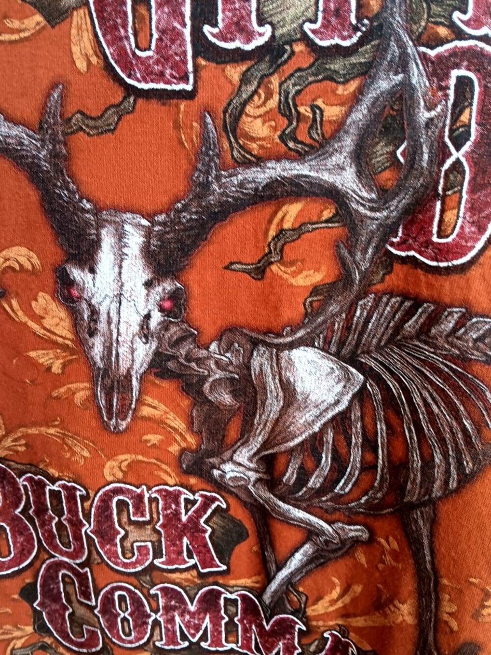 XL T-Shirt Buck Commander "Giter Dead" Graphic Orange Delta Magnum Weight